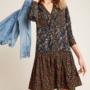 Anthropologie Marlie Button Front Tunic